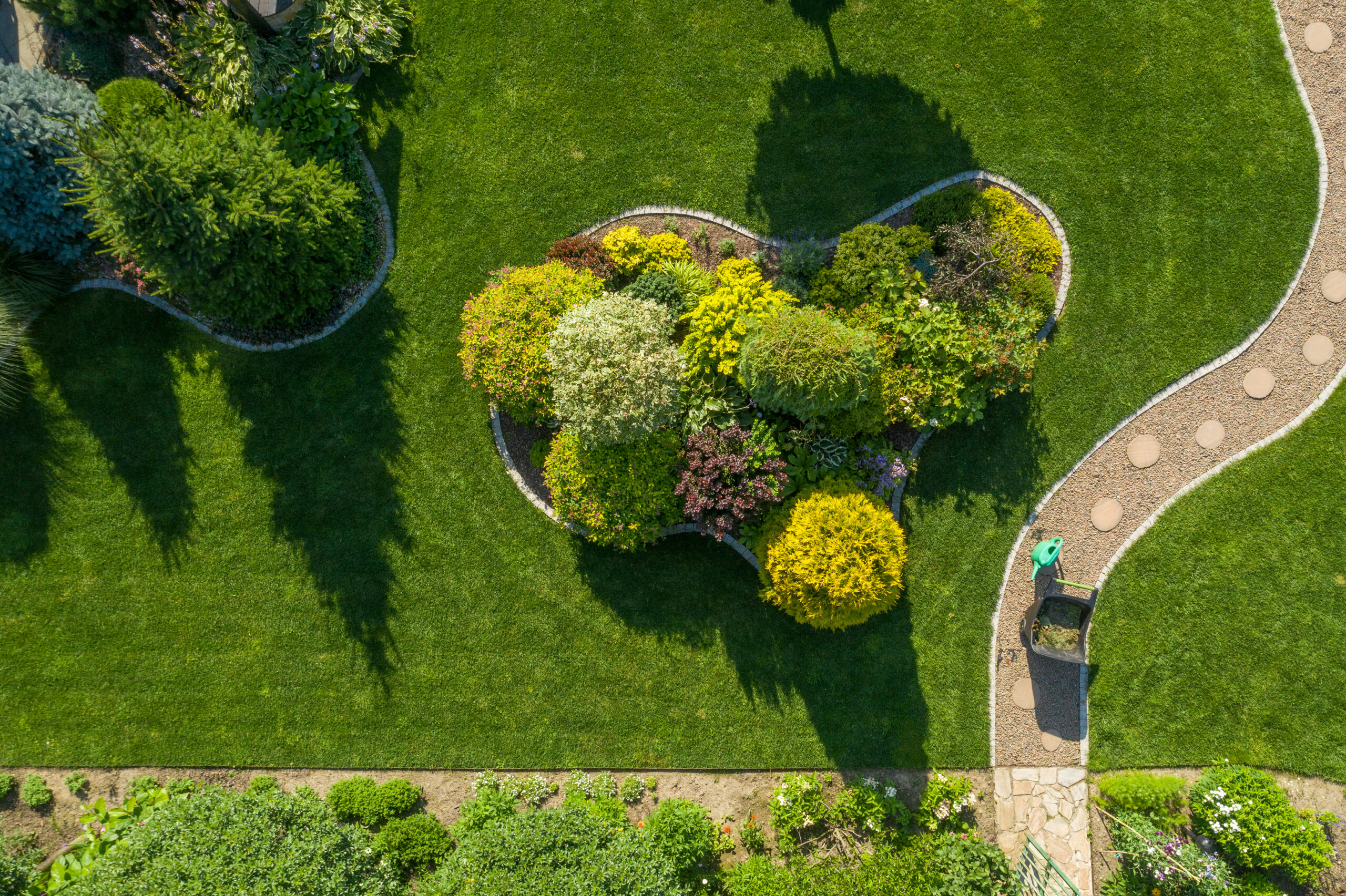 Landscaping marketing — finished landscape design project